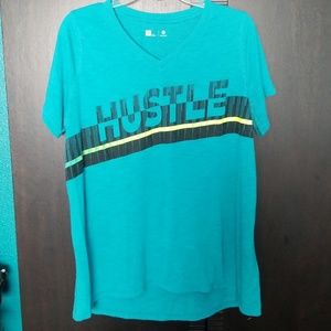 "Hustle" Active Tee
